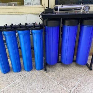 نظام تنقية مياه جامبو بمرشحات متعددة لمعالجة الشوائب العالقة