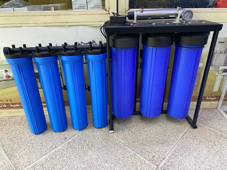 نظام تنقية مياه جامبو بمرشحات متعددة لمعالجة الشوائب العالقة